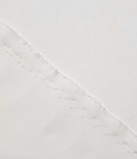 Замша на трикотаже белая